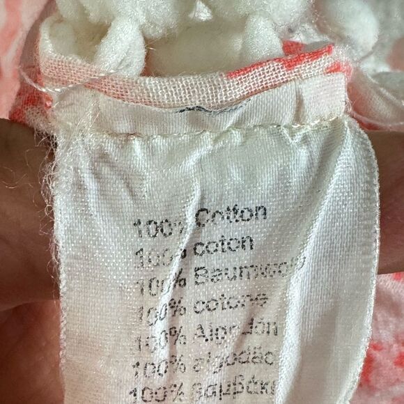 Stella And Dot Beach Cover Up Womens one size Tunic Cotton Tunic Bom Bom Boho - Picture 6 of 8